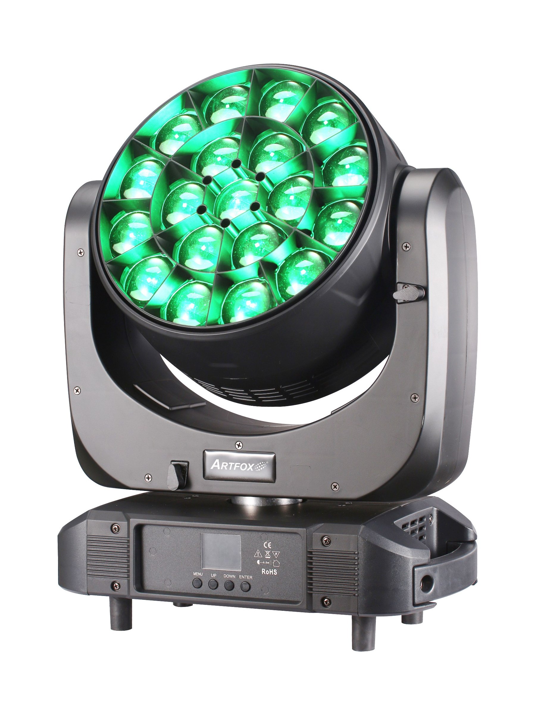 LED Moving Head:Beam Wash 2-in-1, 19x40w RGBW, Pixel Tech